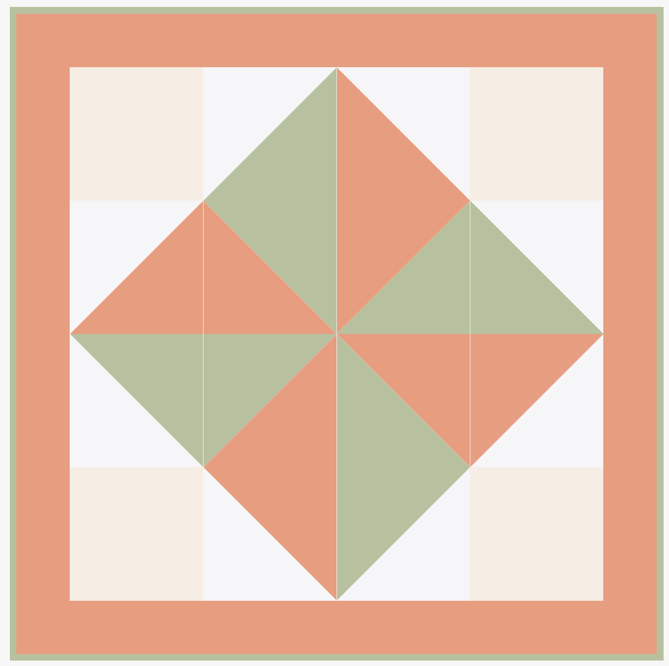 Prequilt mock up af Stashbuster 3 quilt af Karen Brown @justgetitdonequilts